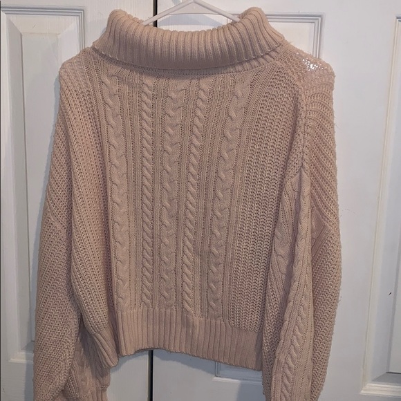 Pink Turtleneck Sweater - Picture 2 of 2